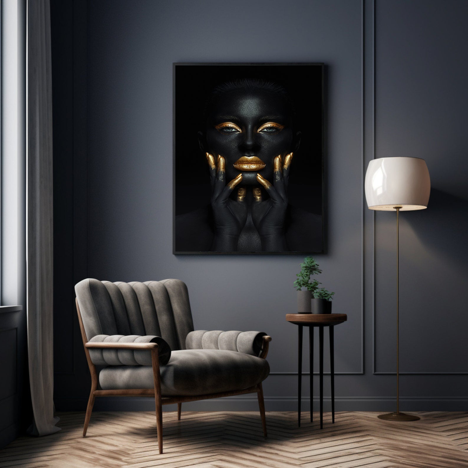 Tablou Canvas - Portret Femeie Africană