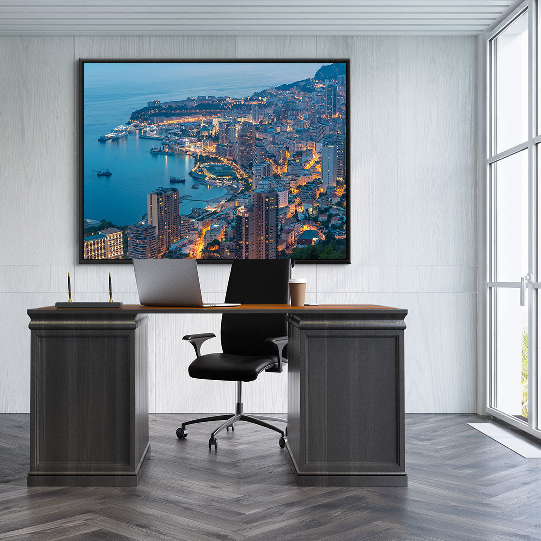 Tablou Canvas - Oraș la Mare