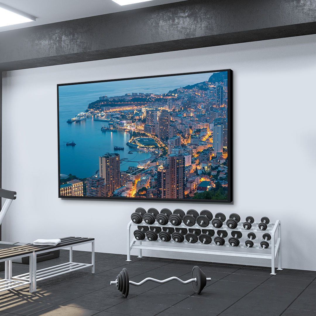 Tablou Canvas - Oraș la Mare