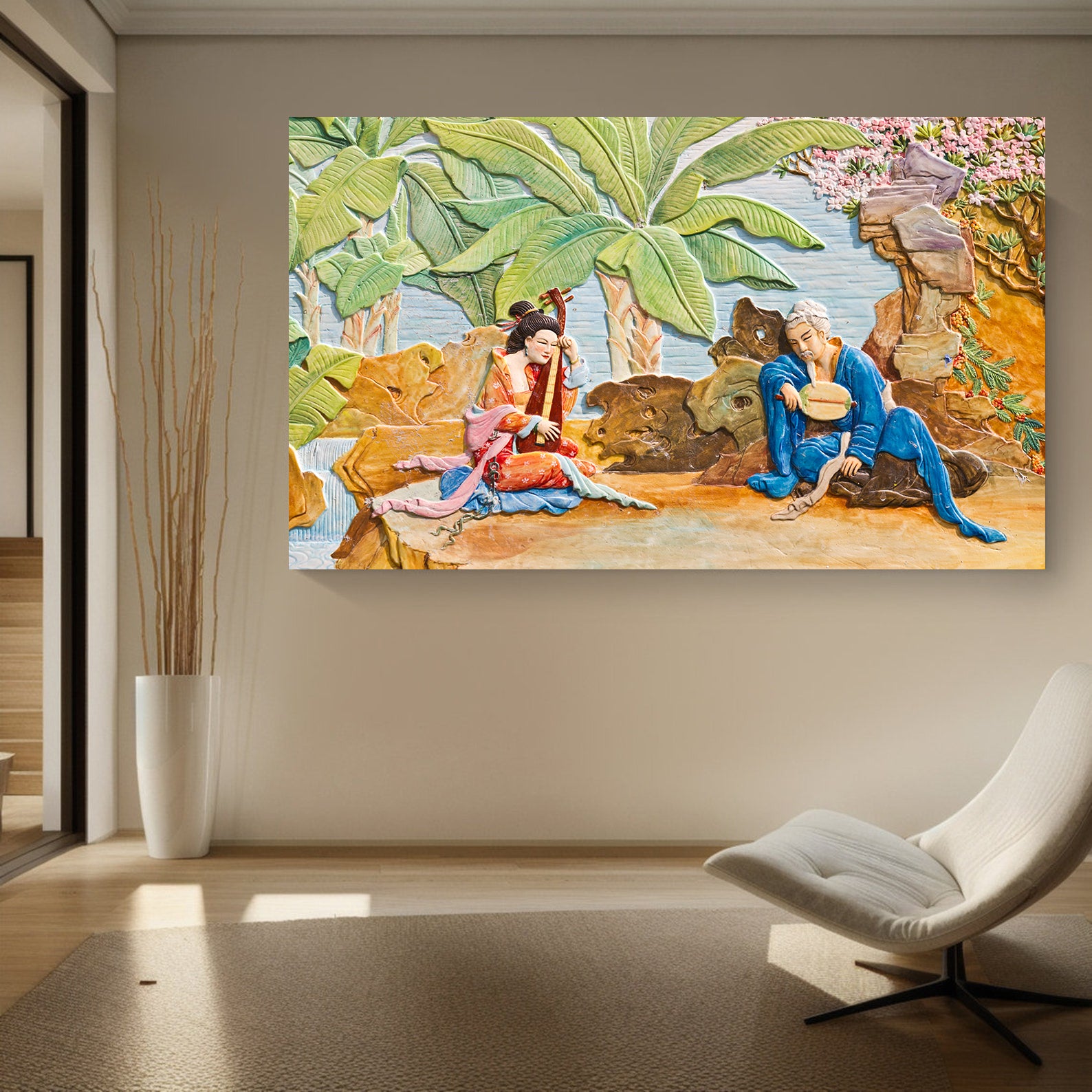 Peinture sur toile - Culture chinoise