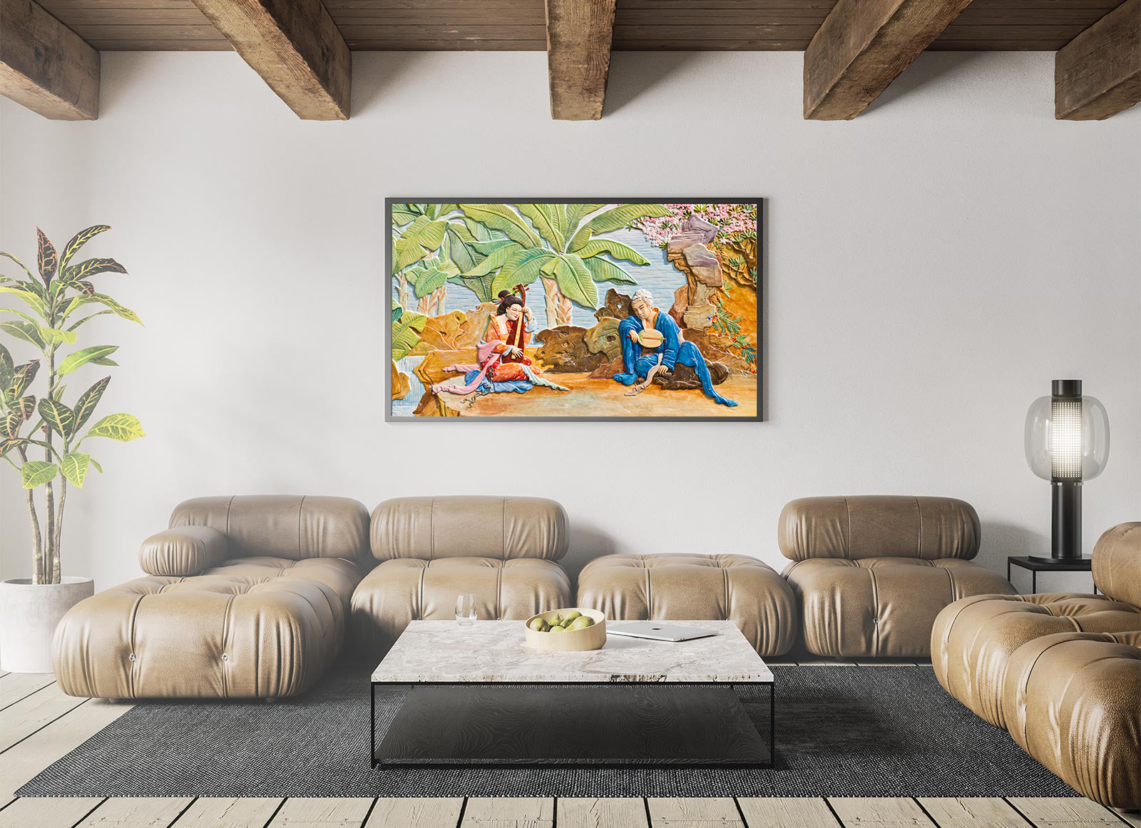 Peinture sur toile - Culture chinoise