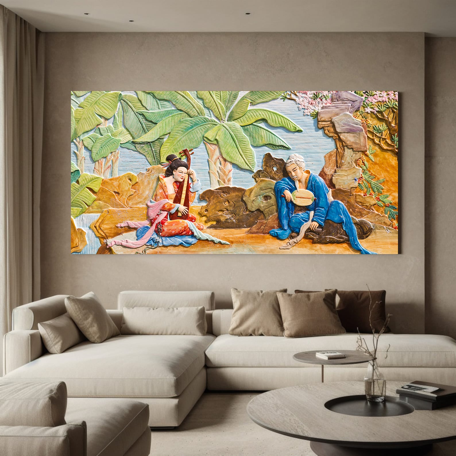 Peinture sur toile - Culture chinoise