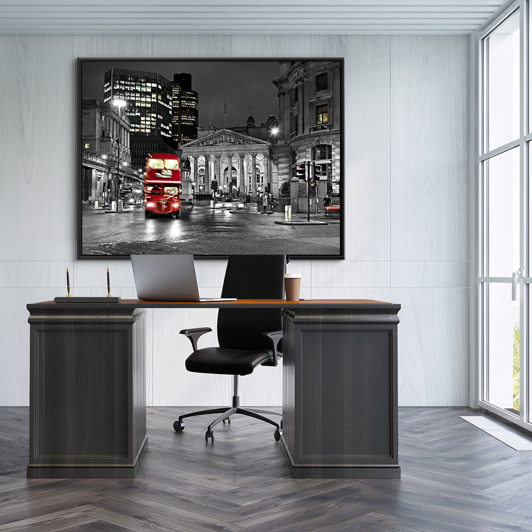 Tablou Canvas - Londra Alb Negru