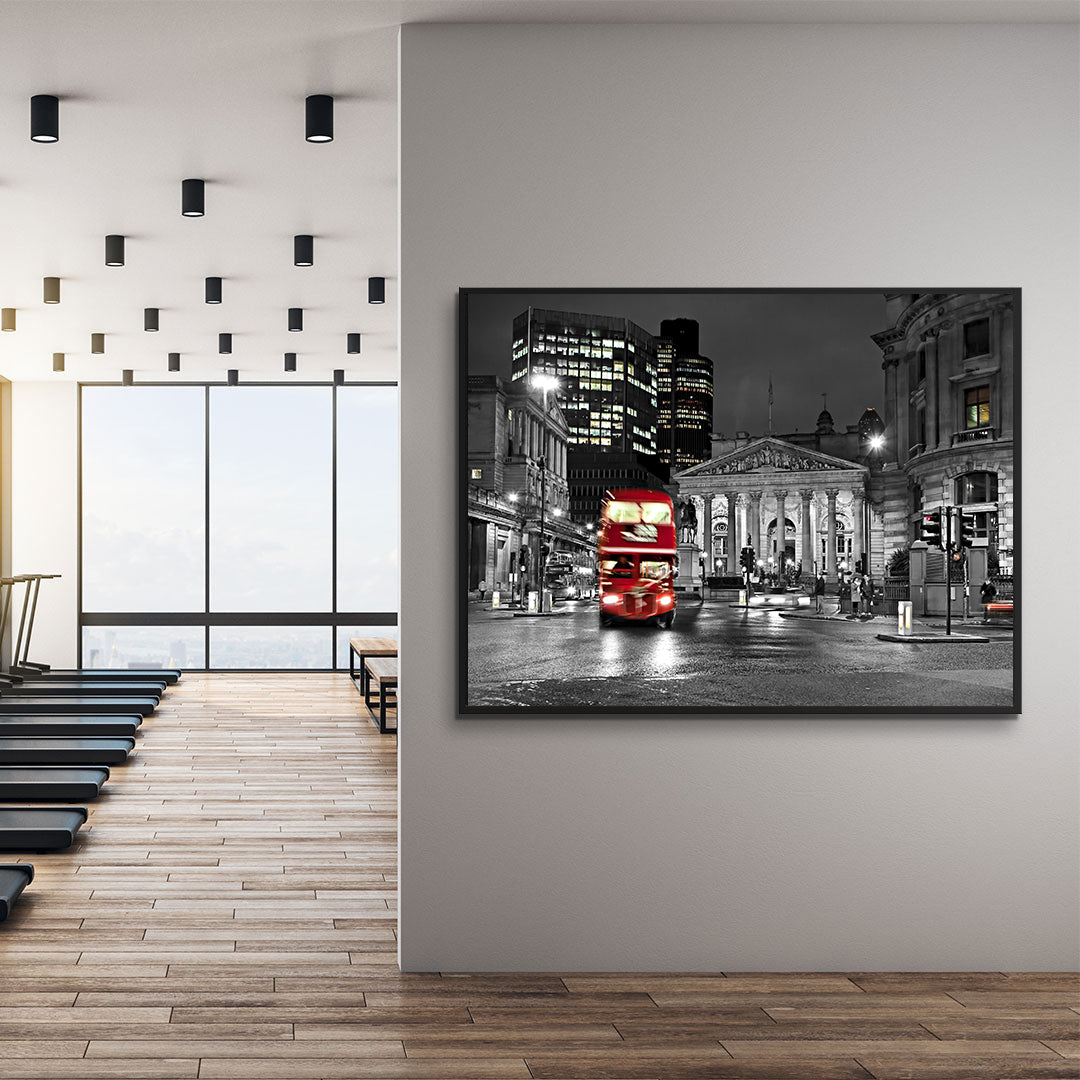 Tablou Canvas - Londra Alb Negru