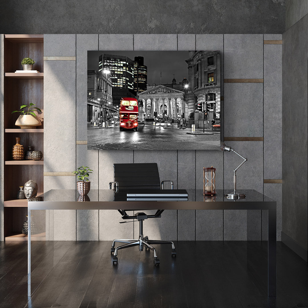 Tablou Canvas - Londra Alb Negru