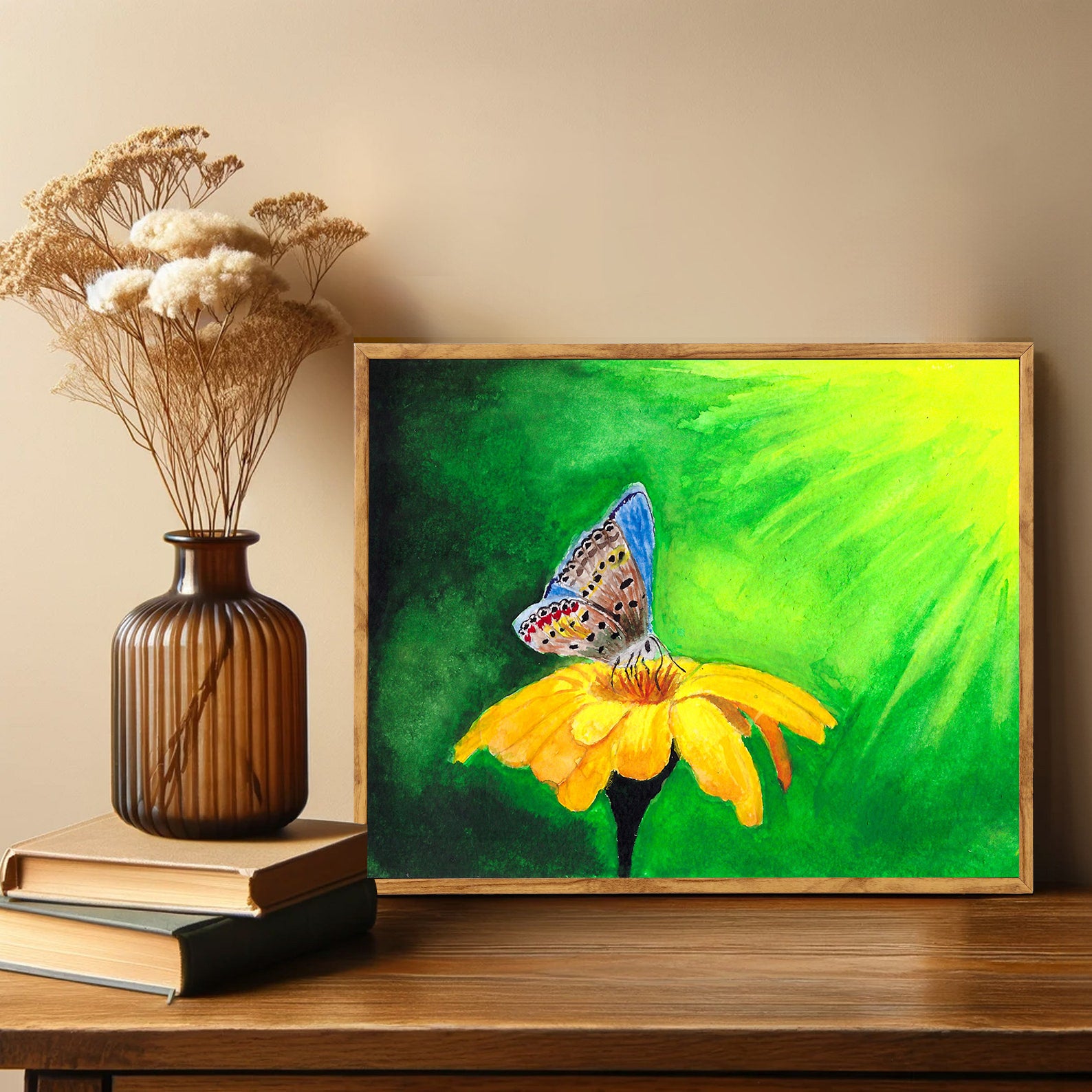 Tablou Canvas - Fluturaș pe Floare