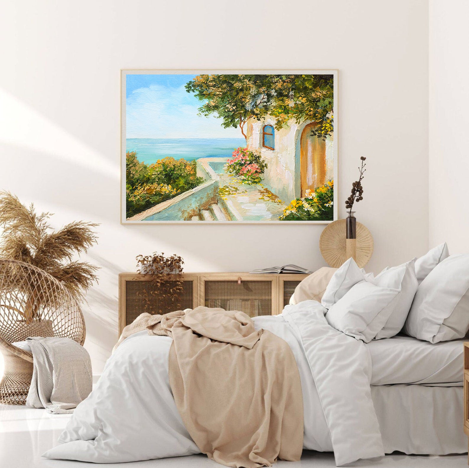 Tablou Canvas - Casă la Mare