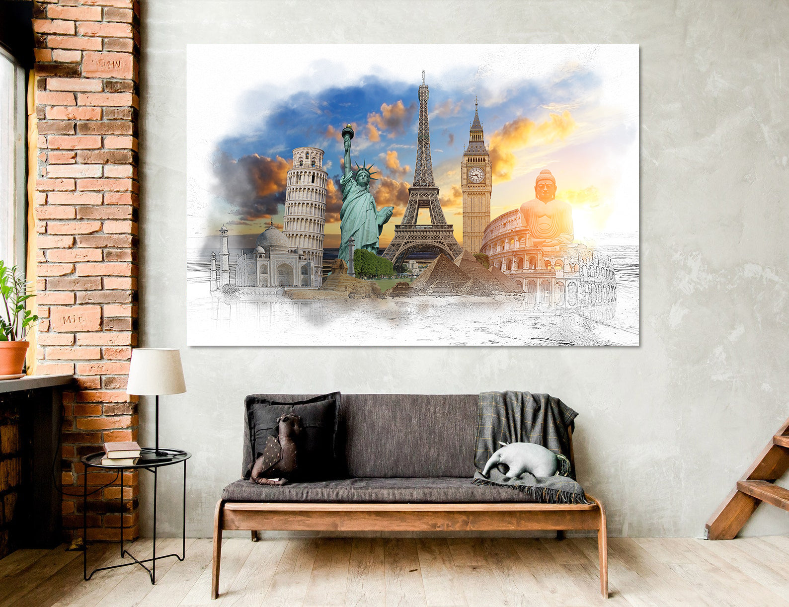 Tablou Canvas - Monumente la Mare