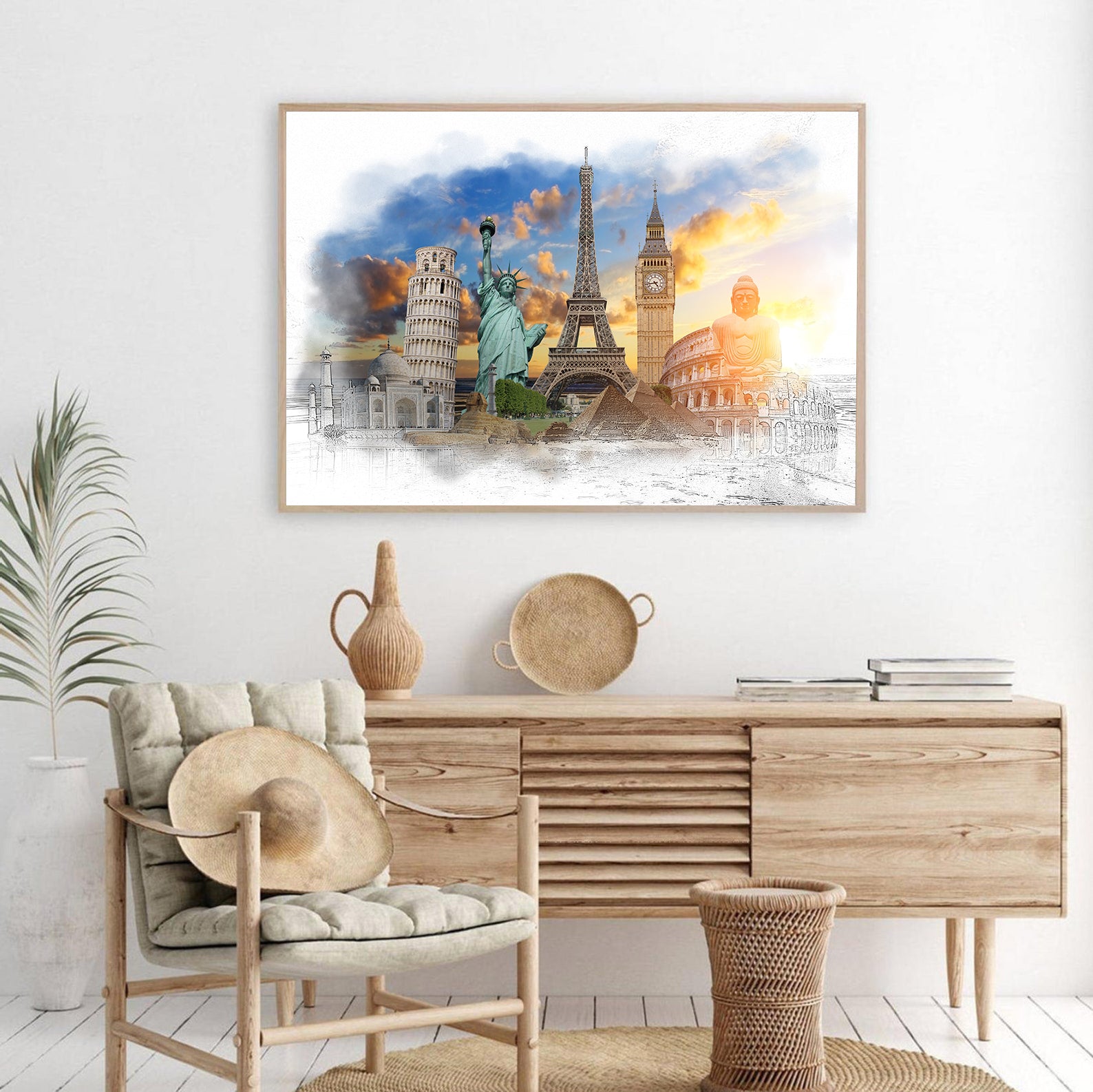 Tablou Canvas - Monumente la Mare