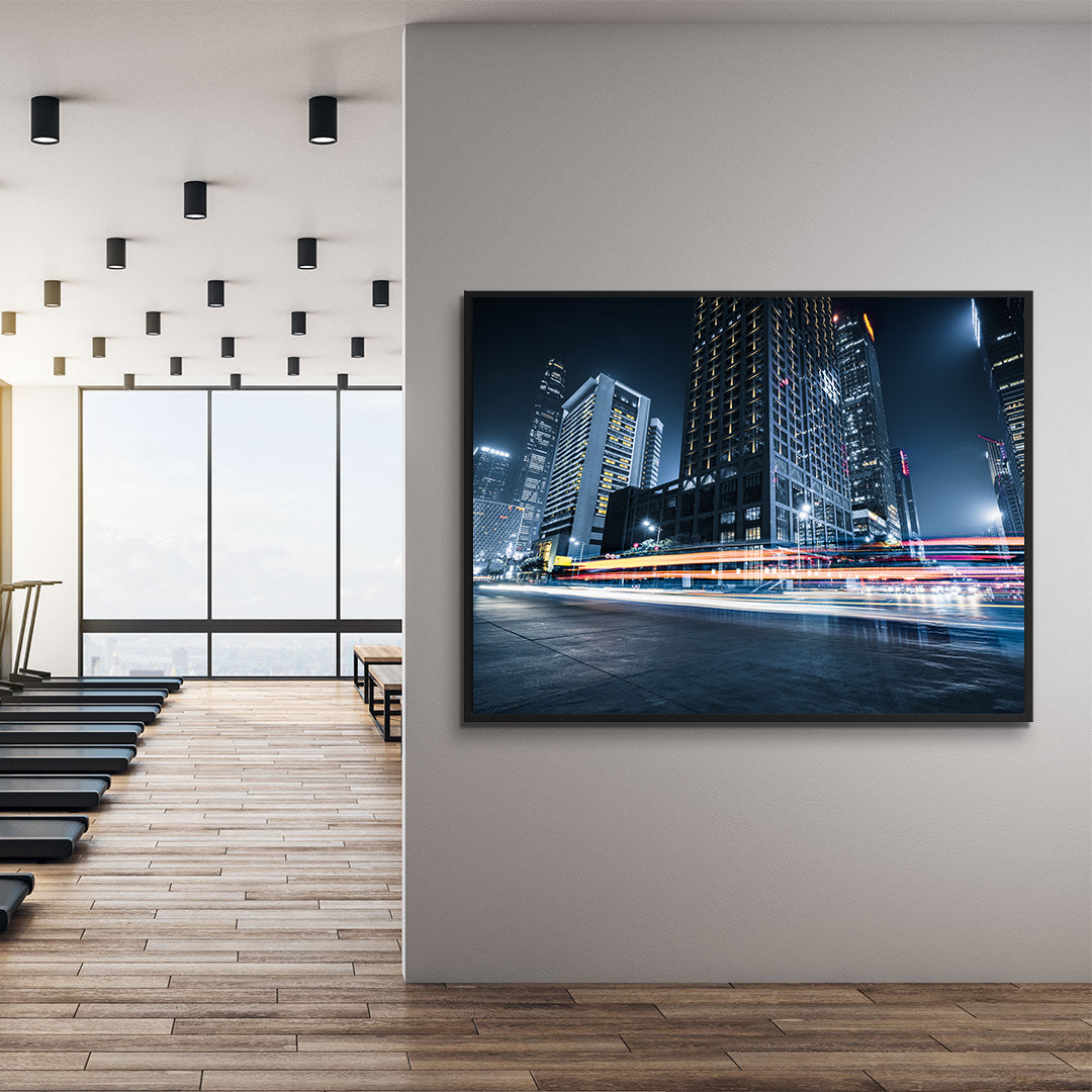 Tablou Canvas - Oraș de Noapte