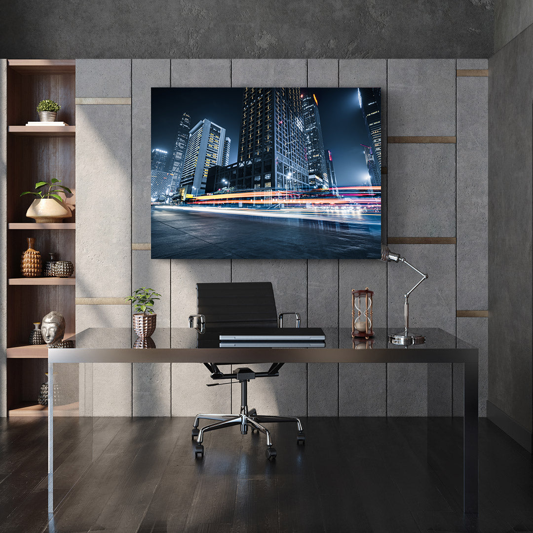 Tablou Canvas - Oraș de Noapte