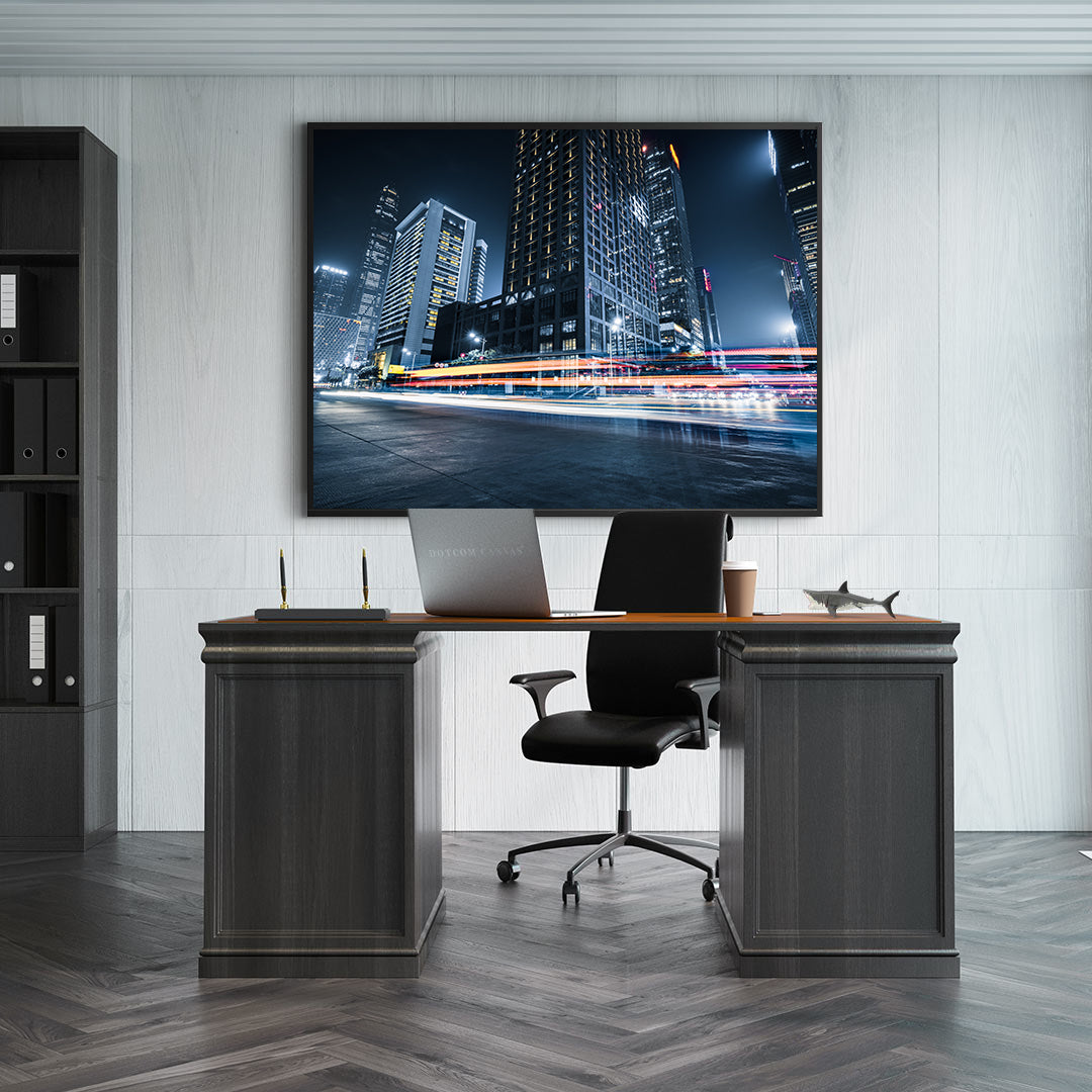 Tablou Canvas - Oraș de Noapte