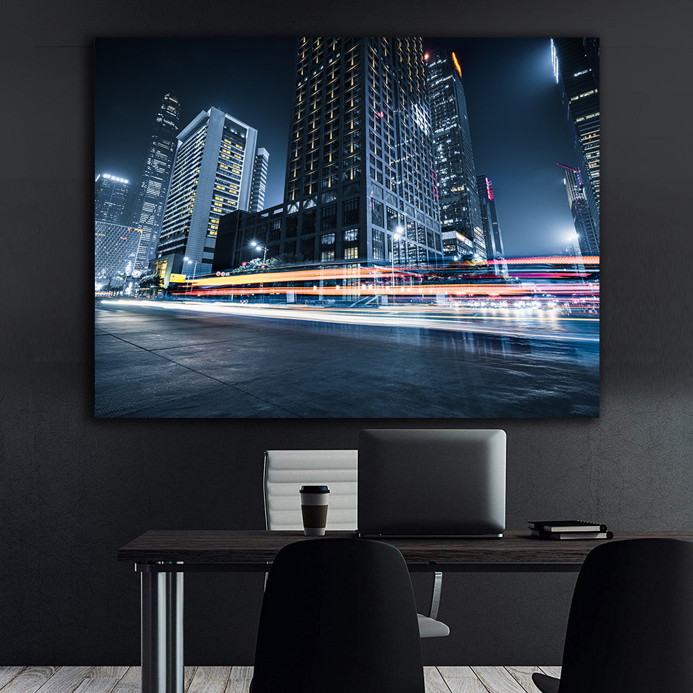 Tablou Canvas - Oraș de Noapte
