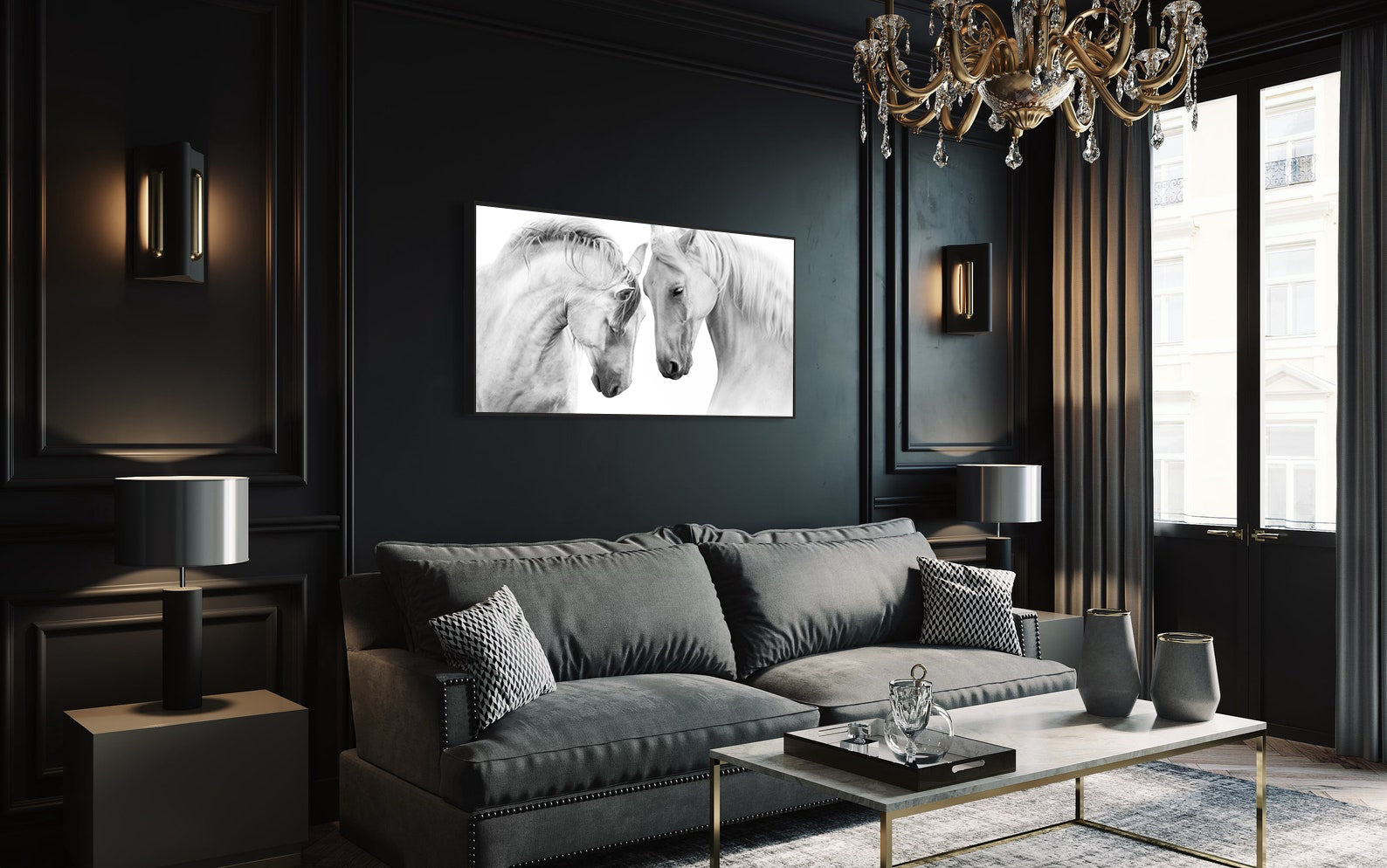 Tablou Canvas - Cai Albi