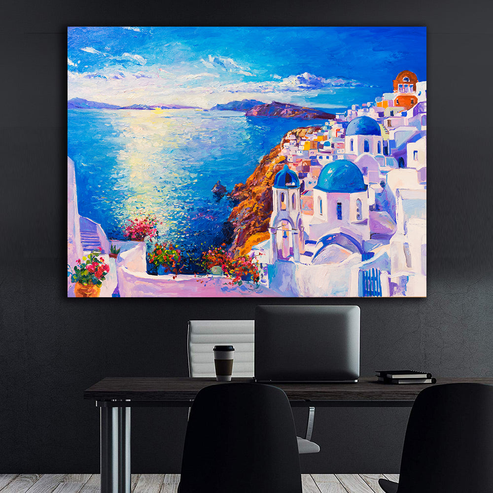 Tablou Canvas - Santorini Grecia
