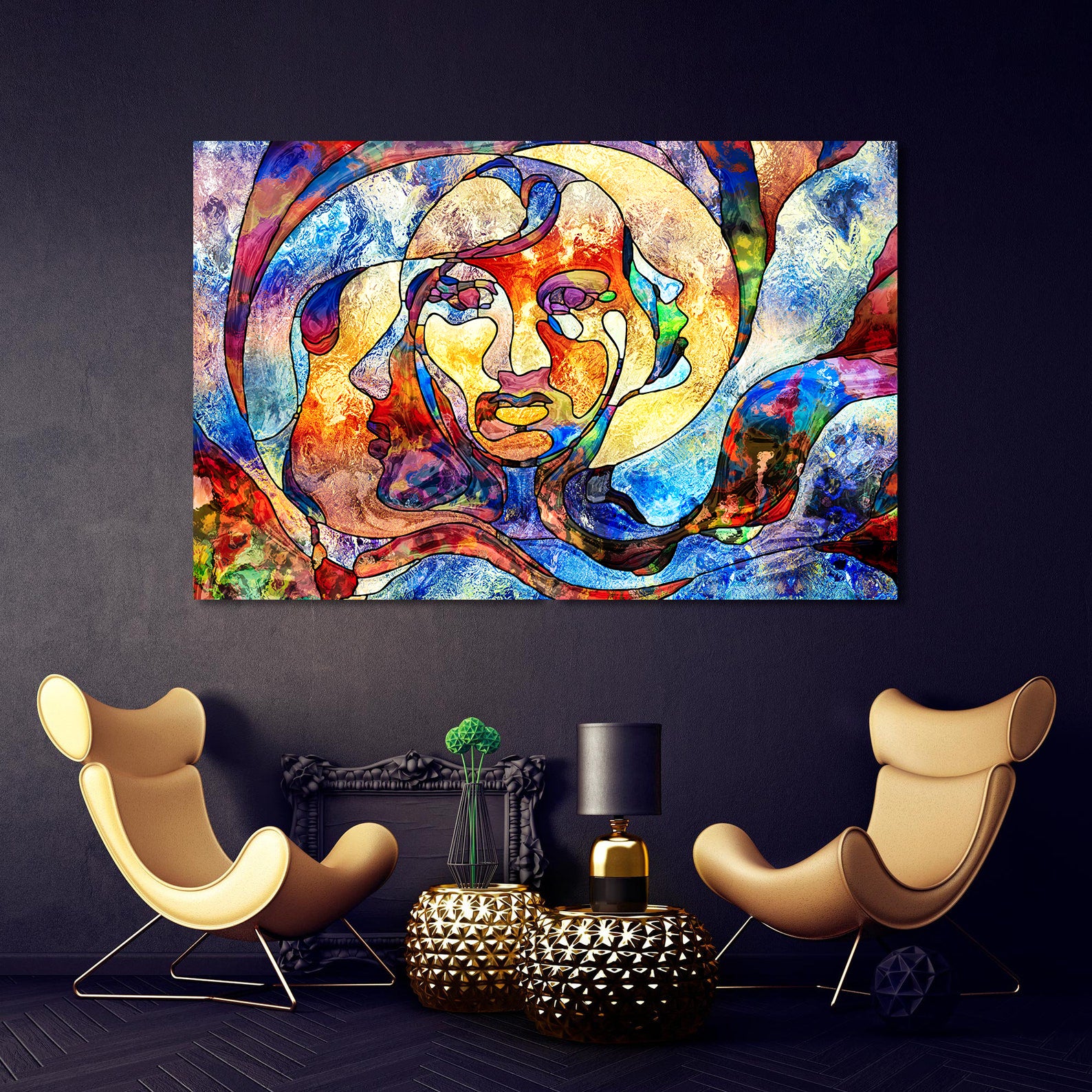 Tablou Canvas - Portret Abstract