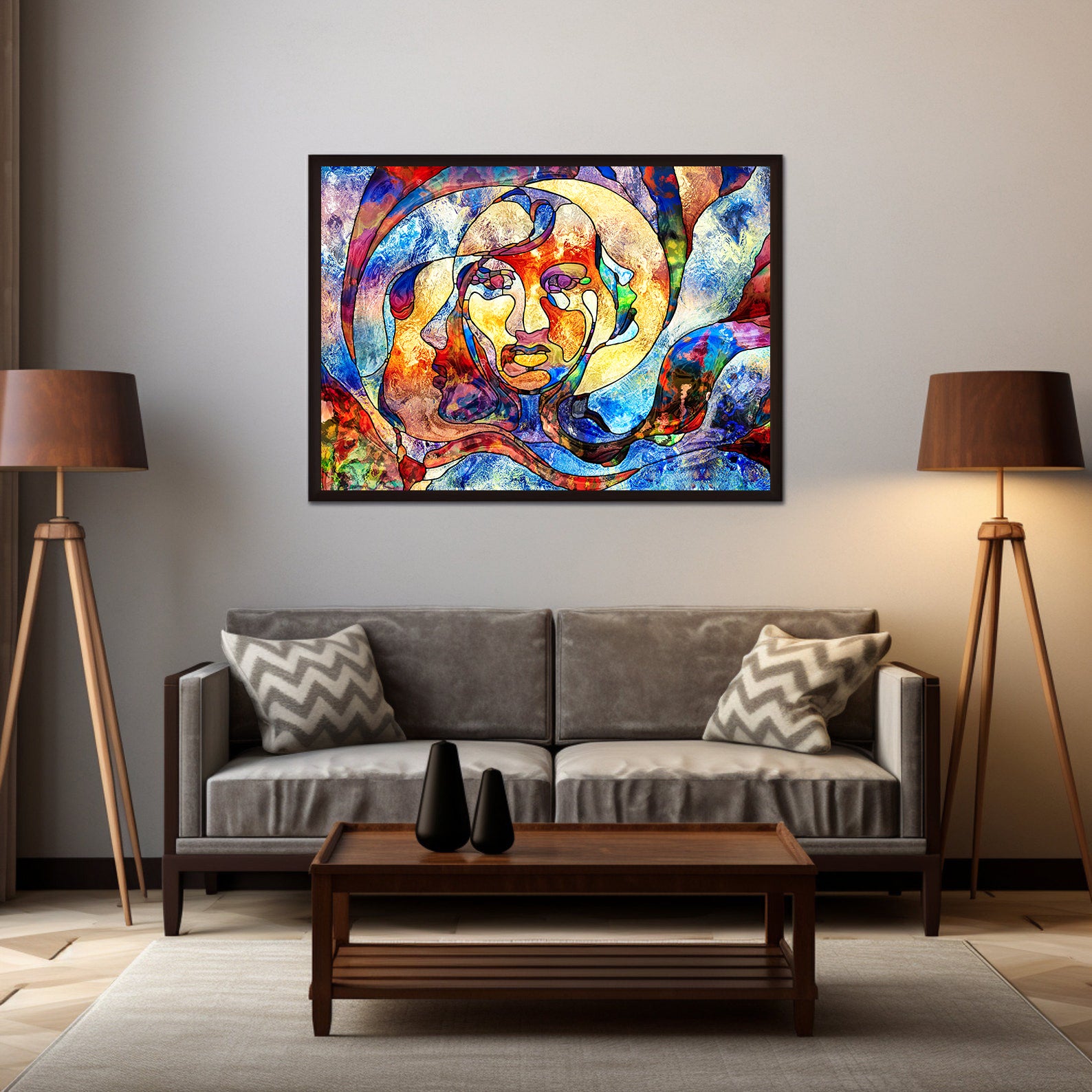 Tablou Canvas - Portret Abstract