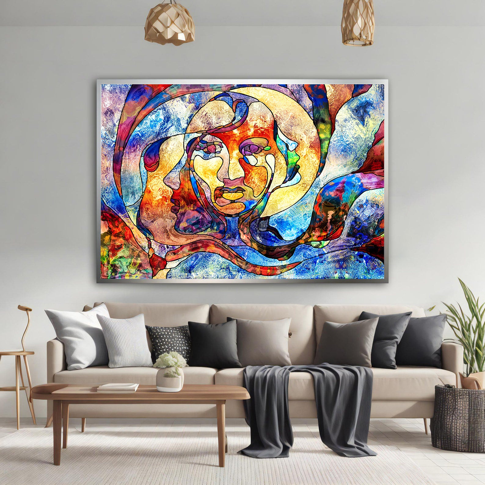 Tablou Canvas - Portret Abstract