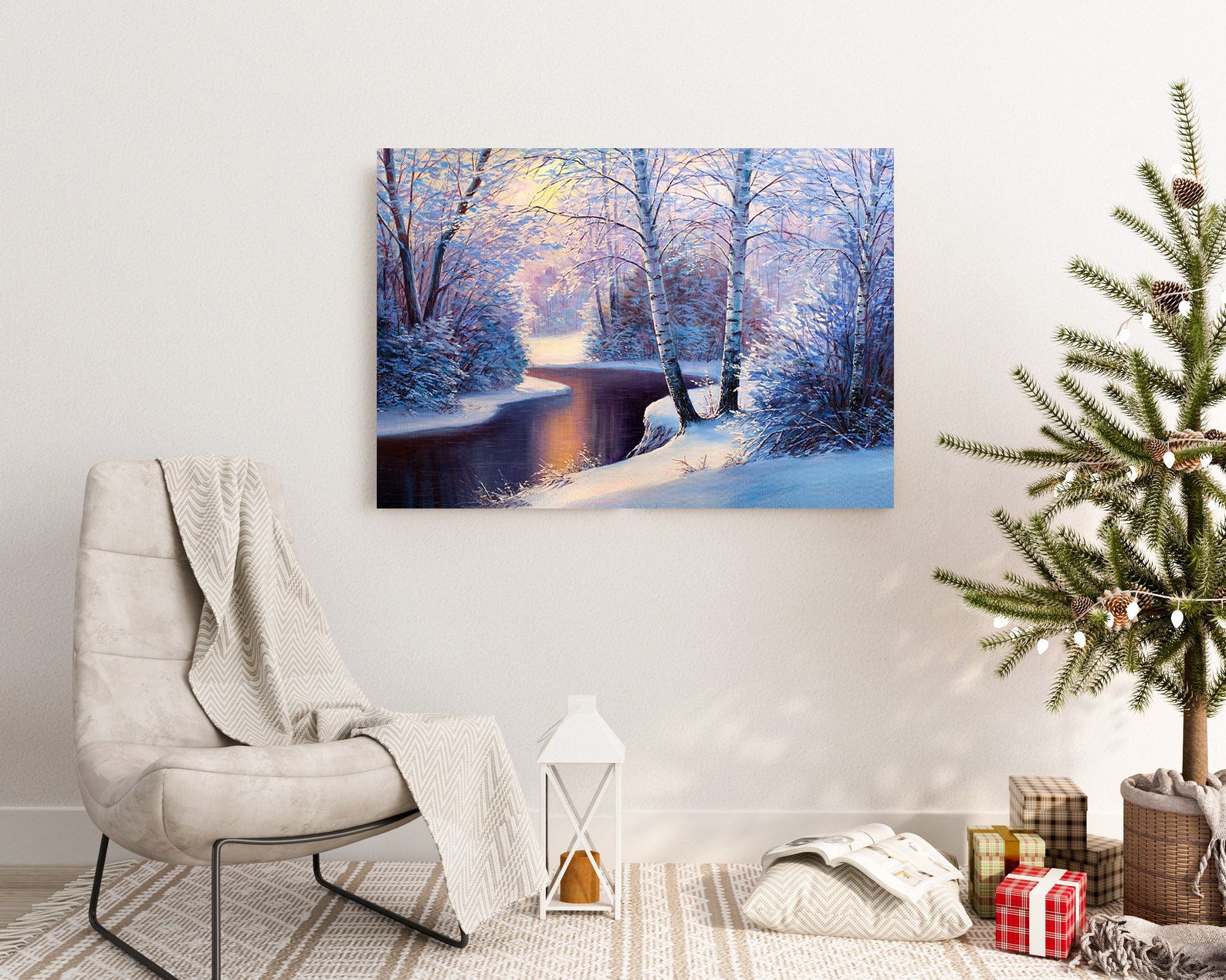 Tablou Canvas - Peisaj de Iarnă