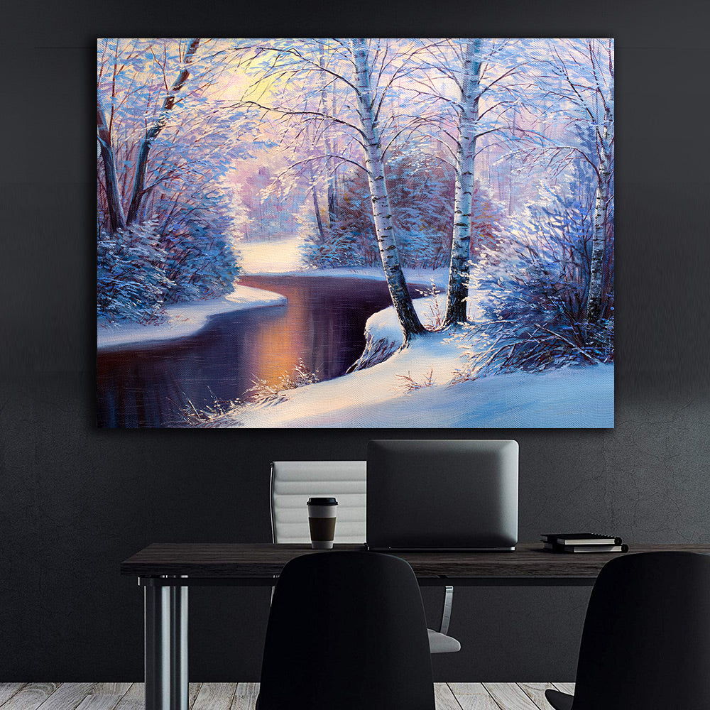 Tablou Canvas - Peisaj de Iarnă