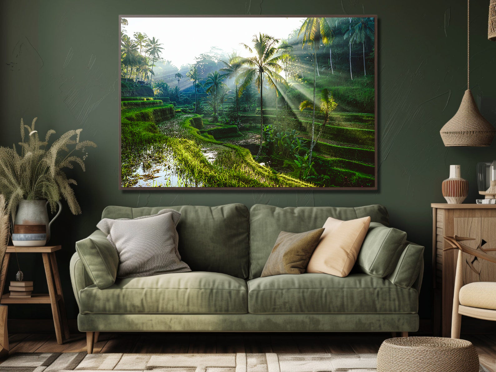 Tablou Canvas - Peisaj cu Palmieri