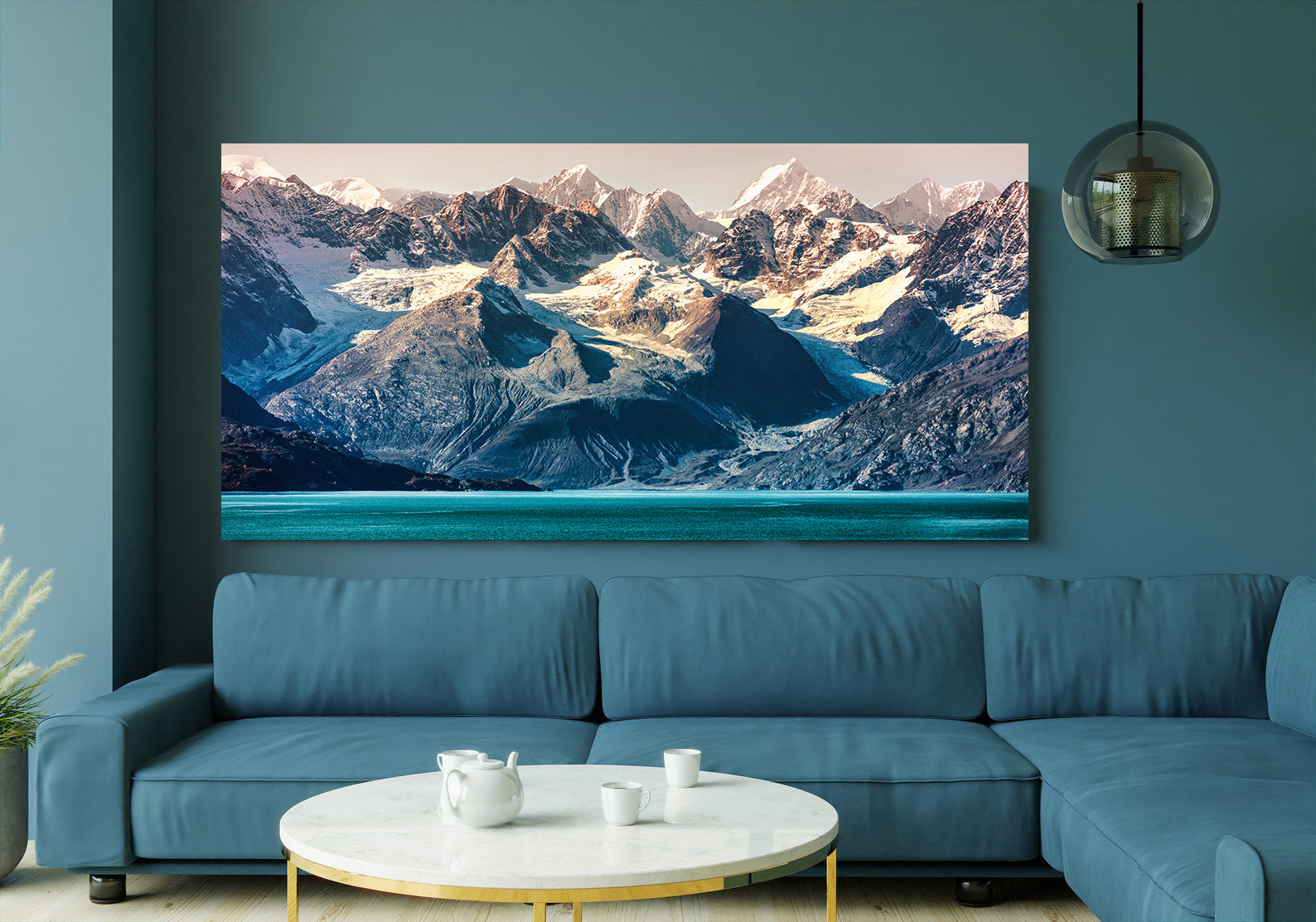 Peinture sur toile - Paysage de montagne