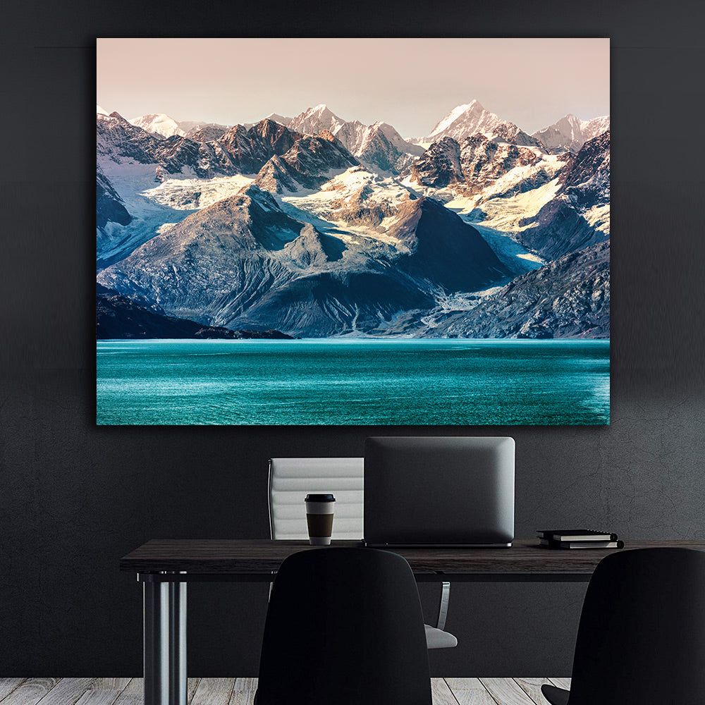 Peinture sur toile - Paysage de montagne