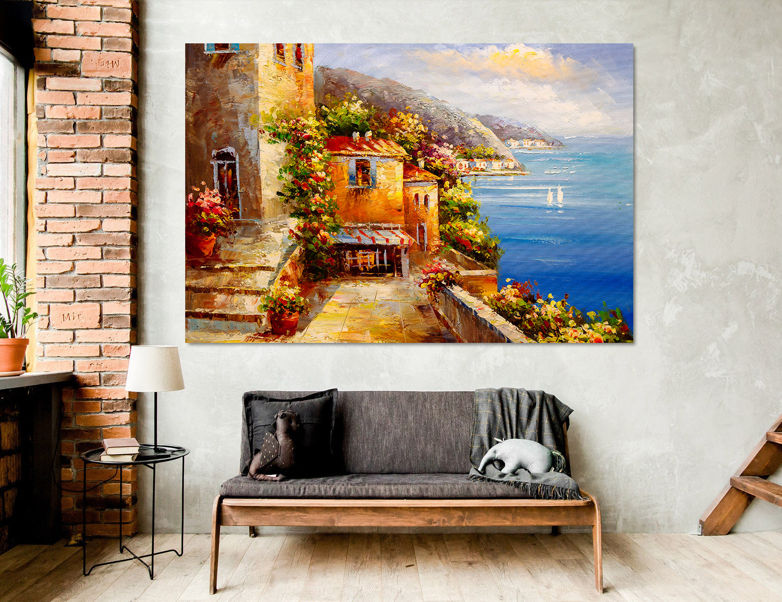 Tablou Canvas - Căsuță la Mare