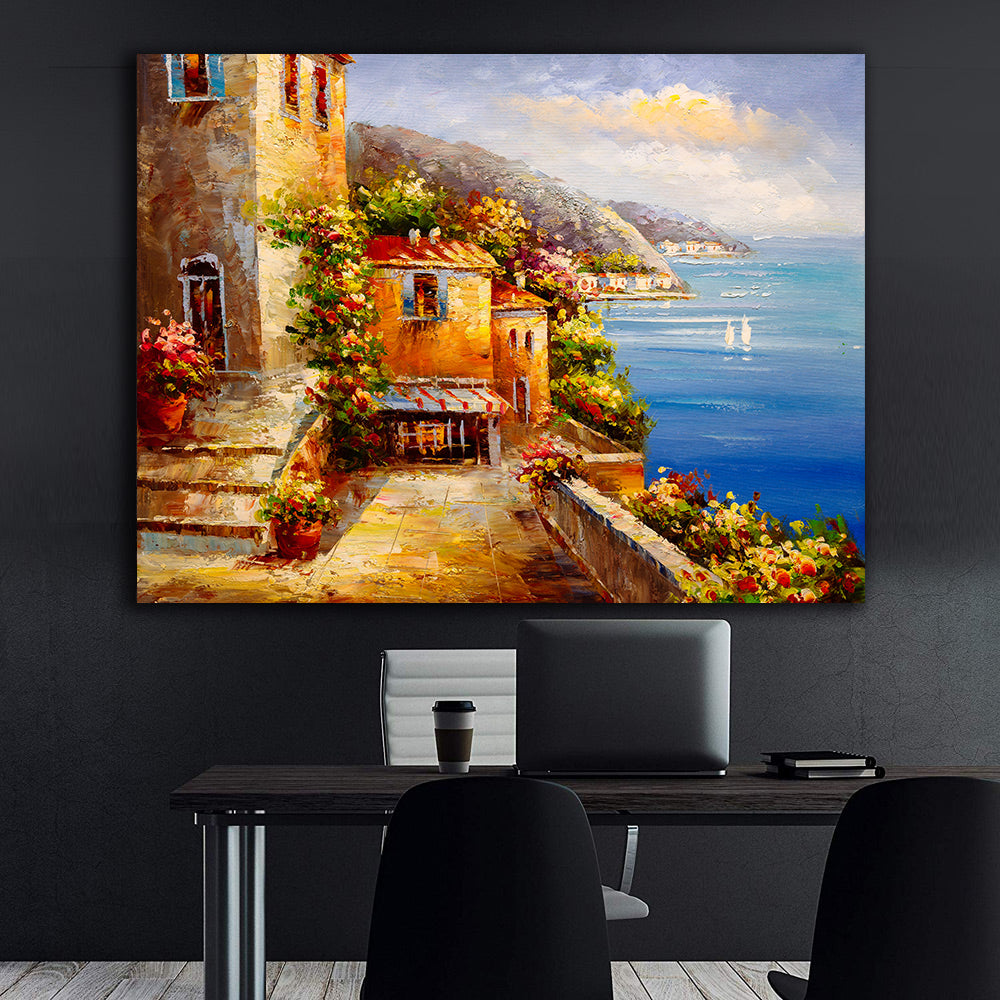 Tablou Canvas - Căsuță la Mare