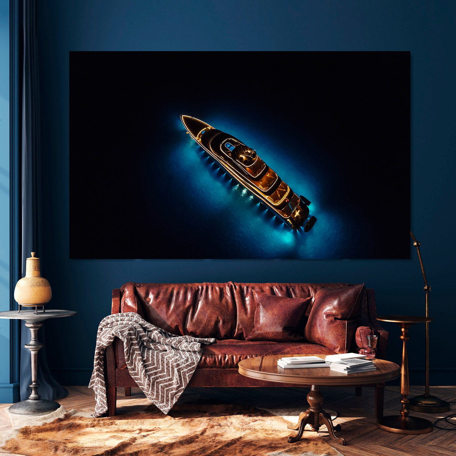 Tablou Canvas - Yacht Luxos pe Apă