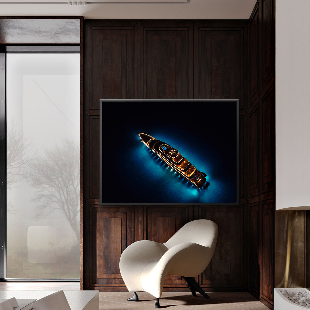 Tablou Canvas - Yacht Luxos pe Apă