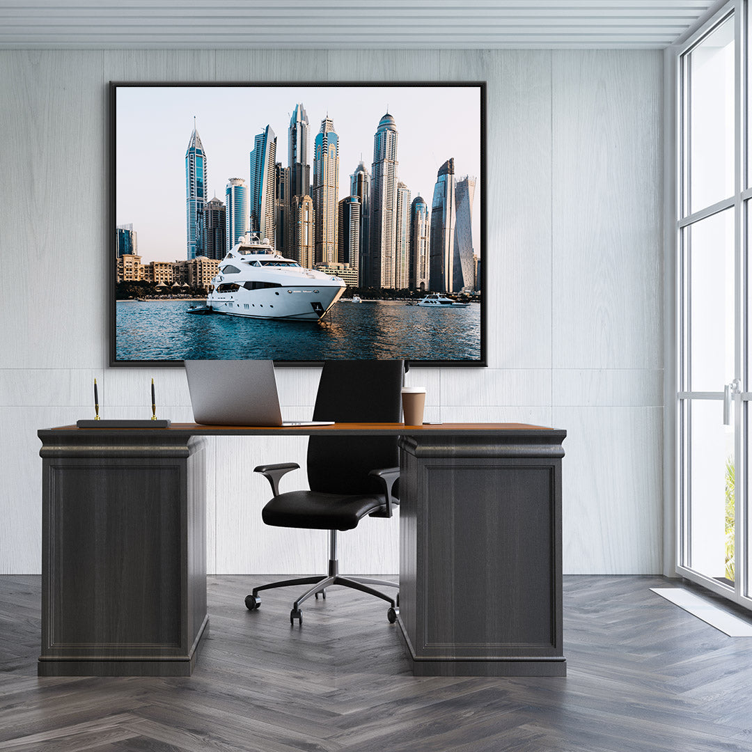Tablou Canvas - Yacht în Dubai