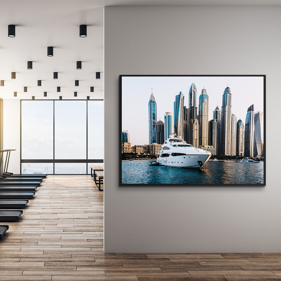 Tablou Canvas - Yacht în Dubai
