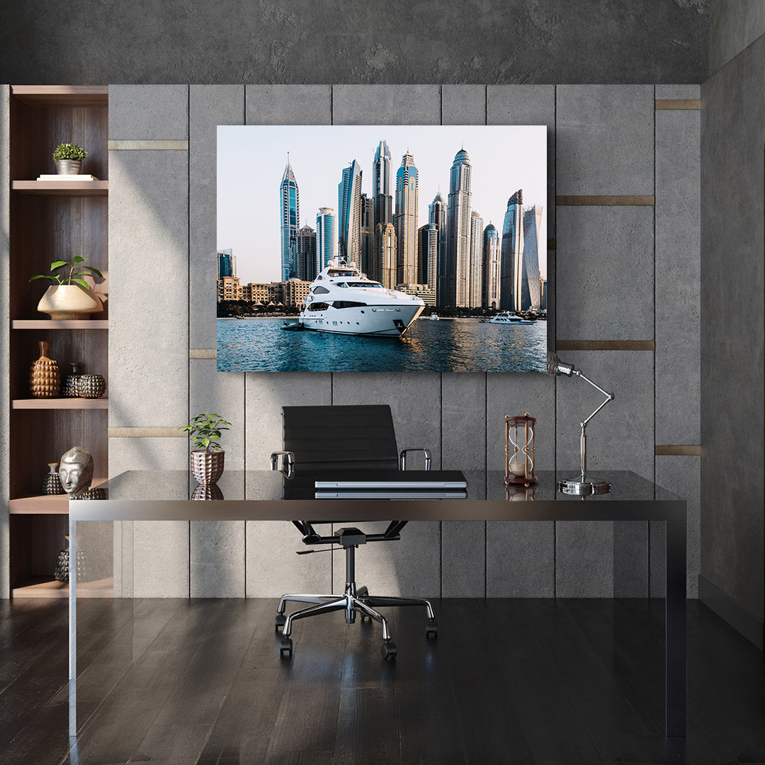 Tablou Canvas - Yacht în Dubai