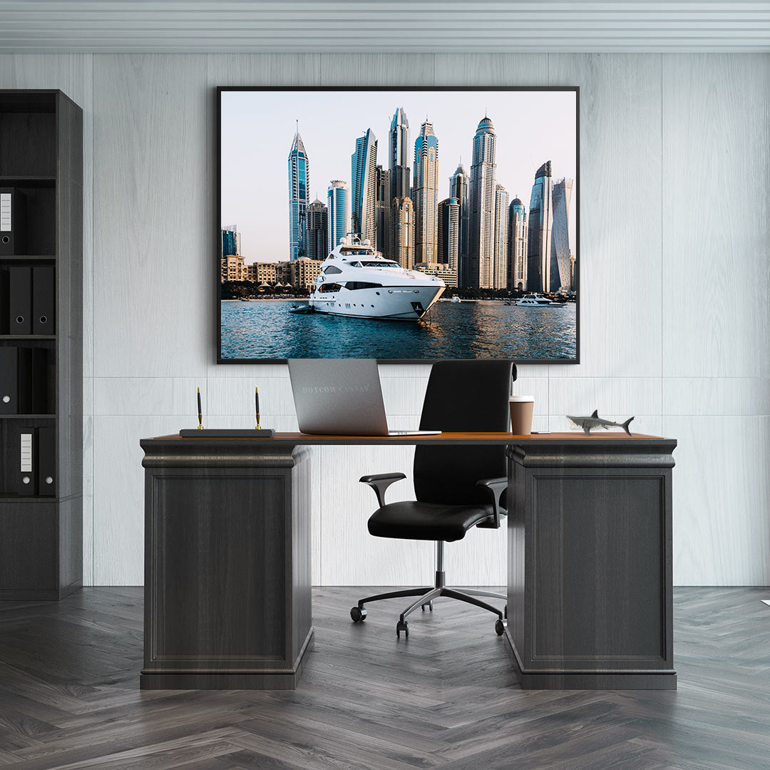 Tablou Canvas - Yacht în Dubai