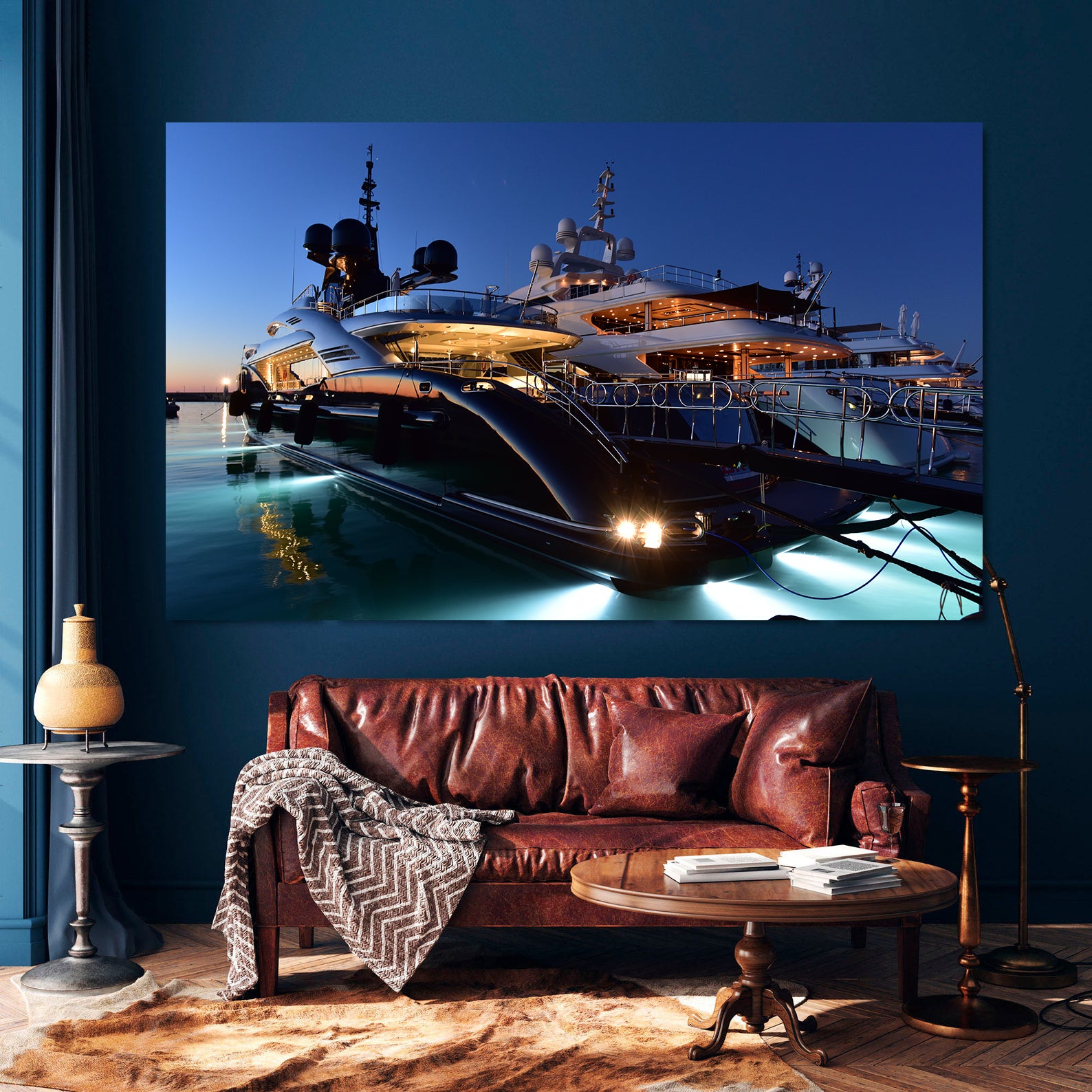 Tablou Canvas - Yacht-uri de Lux