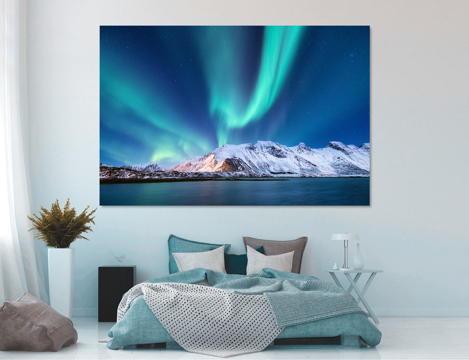 Tablou Canvas - Aurora Boreală