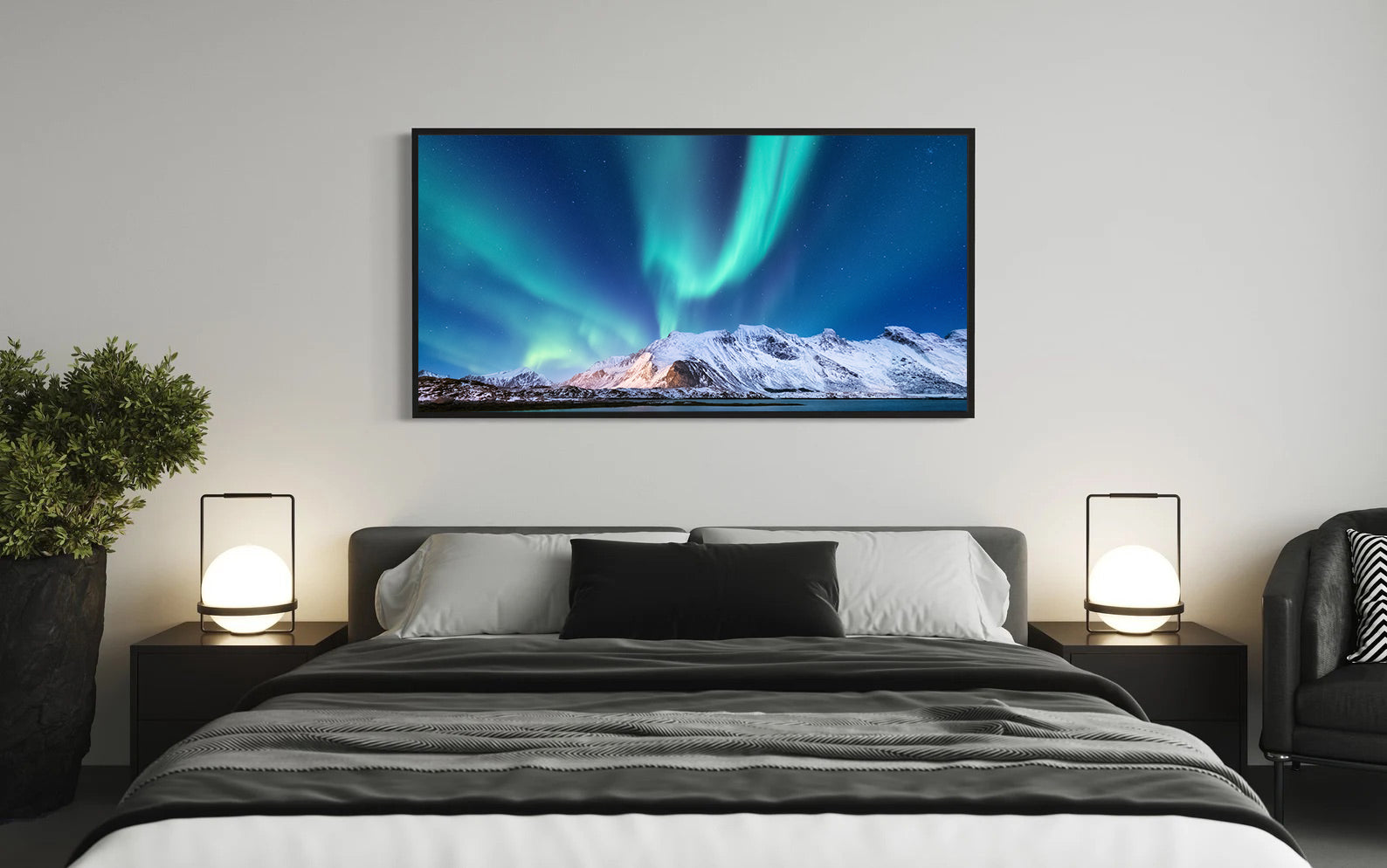 Tablou Canvas - Aurora Boreală