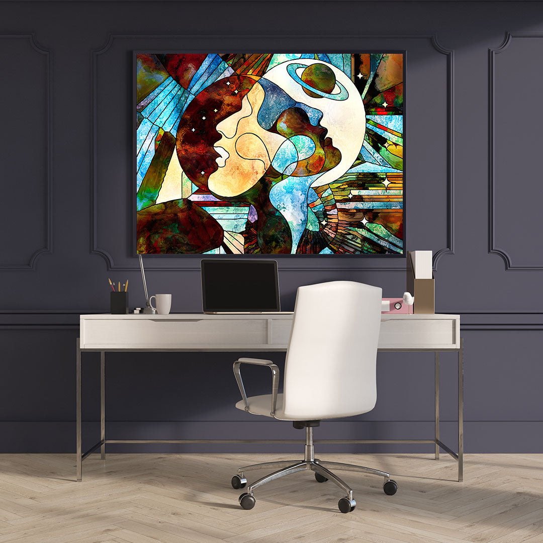 Tablou Canvas - Îndrăgostiți Abstract