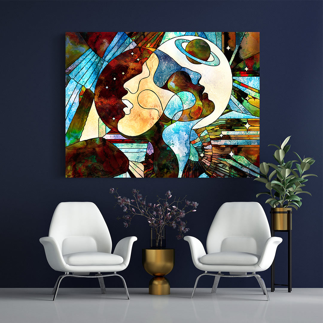 Tablou Canvas - Îndrăgostiți Abstract