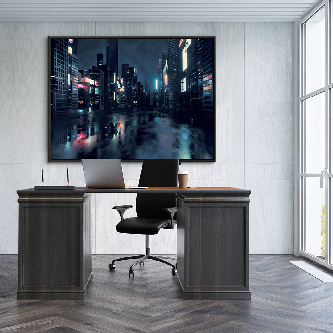 Tablou Canvas - Oraș de Noapte