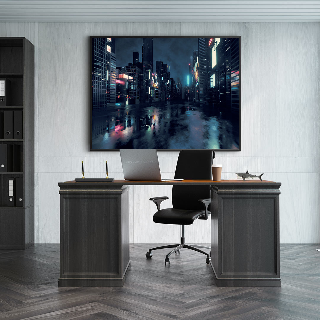 Tablou Canvas - Oraș de Noapte