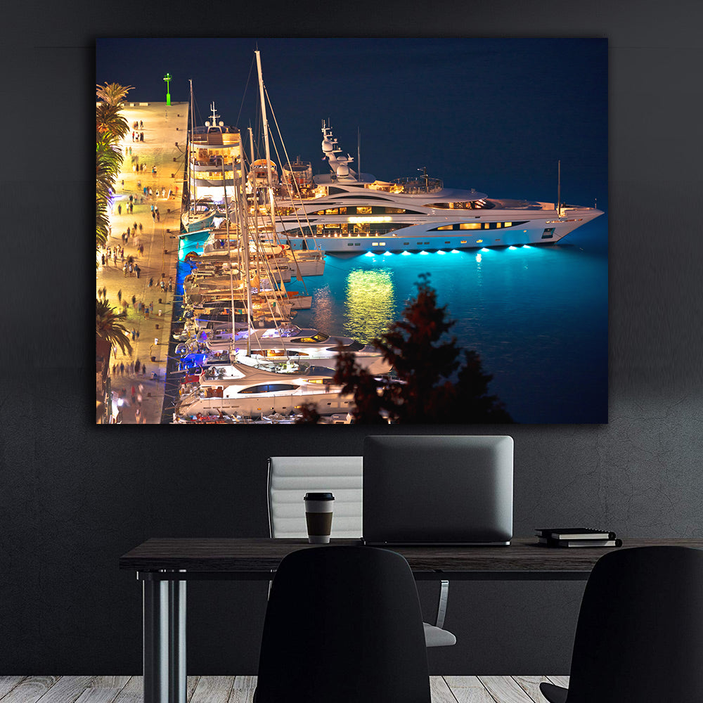 Tablou Canvas - Corăbii în Port