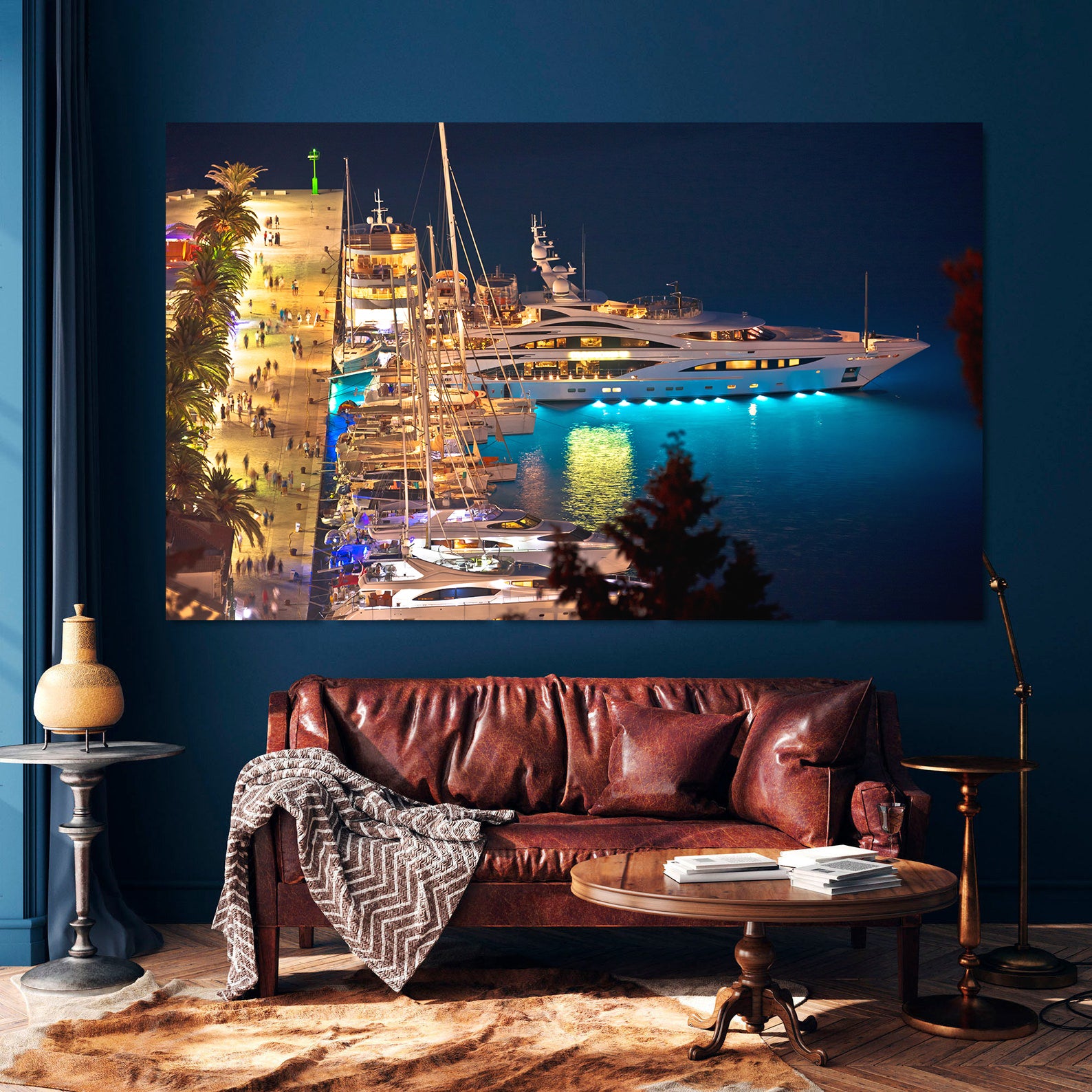 Tablou Canvas - Corăbii în Port