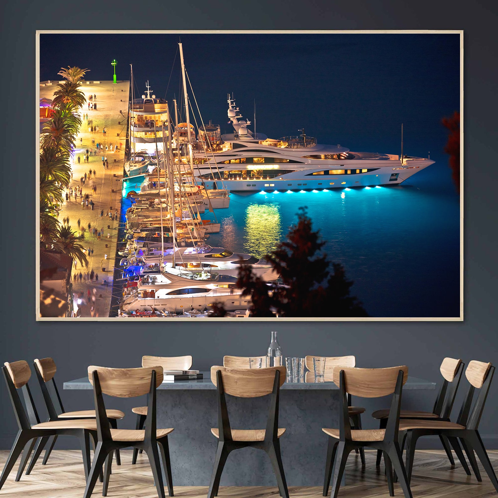 Tablou Canvas - Corăbii în Port