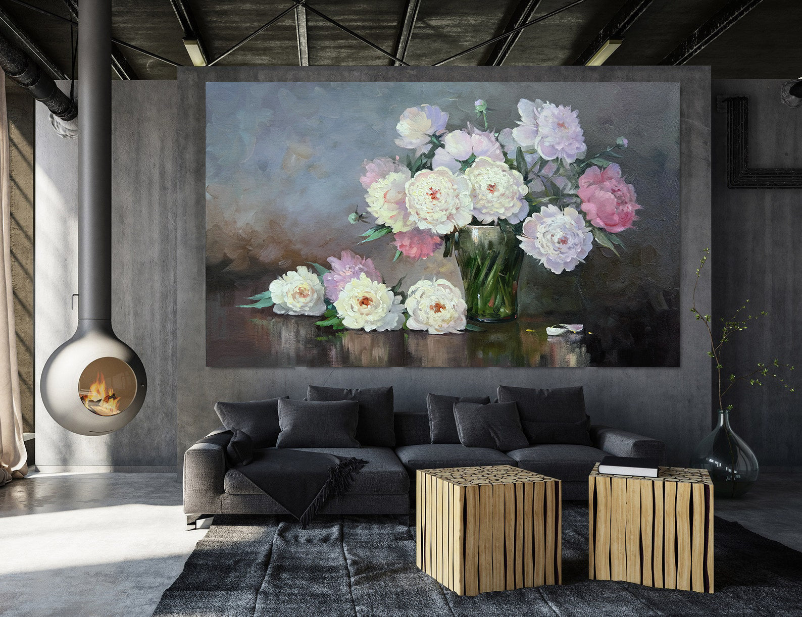 Tablou Canvas - Flori în Vază