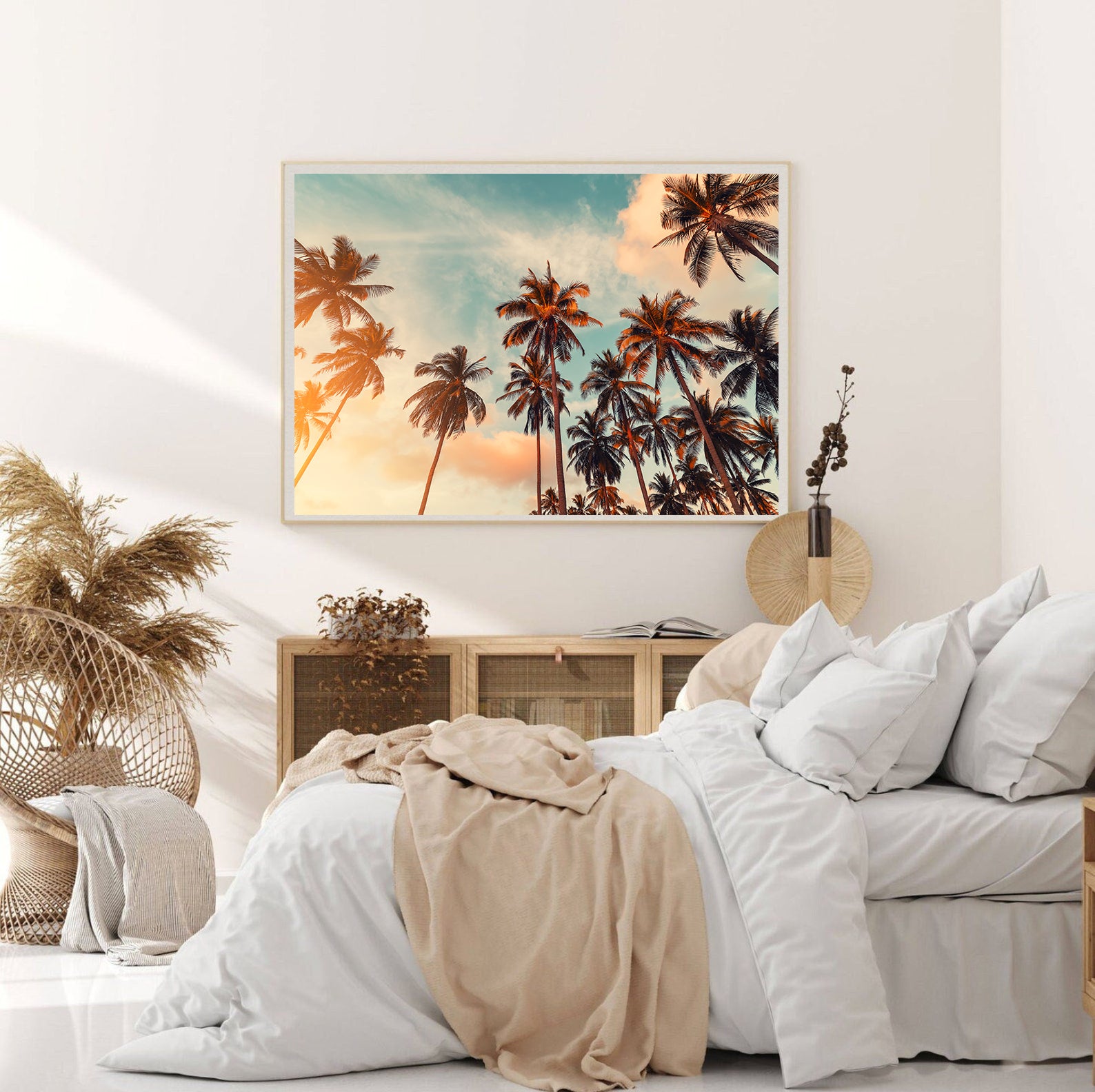 Tablou Canvas - Peisaj cu Palmieri