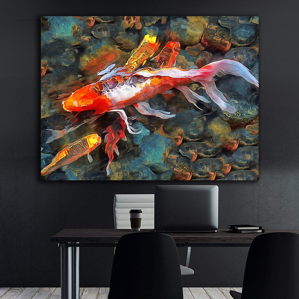 Tablou Canvas - Peștișori în Apă