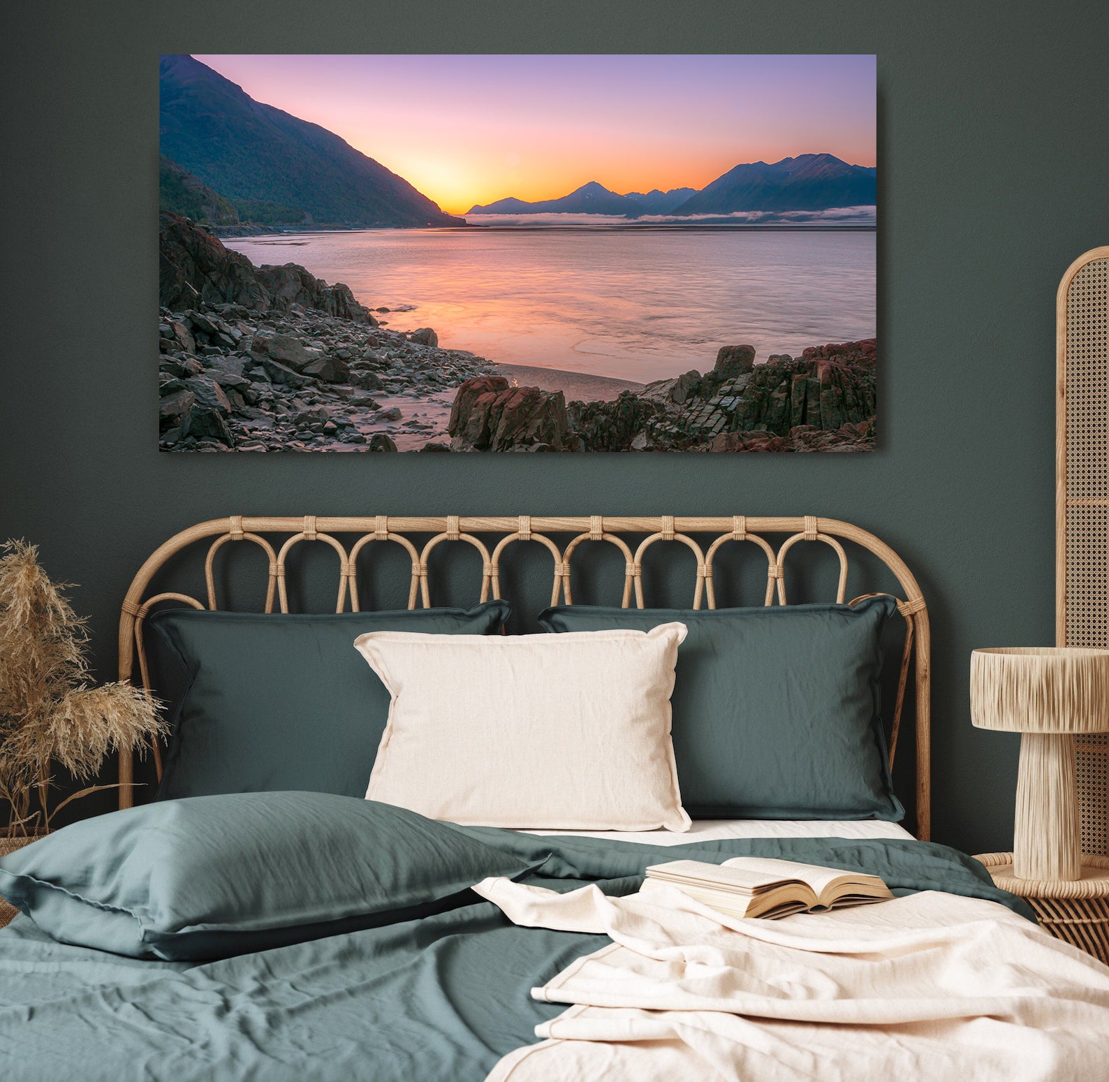 Peinture sur toile - Paysage marin