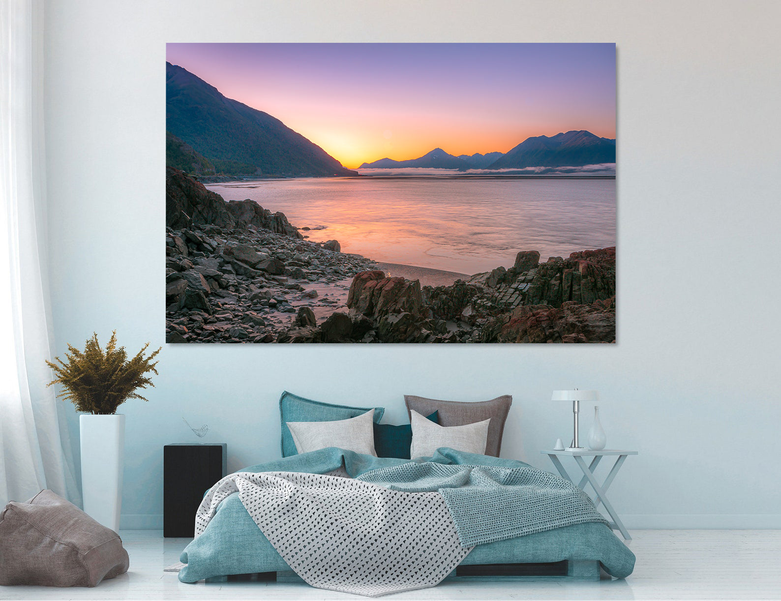 Tablou Canvas - Peisaj la Mare